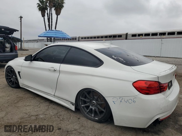 2016 BMW 4 Series 428i with VIN WBA3N7C51GK226963, listed as a Copart auction lot 53151035 with 90,384 mi miles and Salvage title. Bid and sale history available at DreamBid. Image 2.