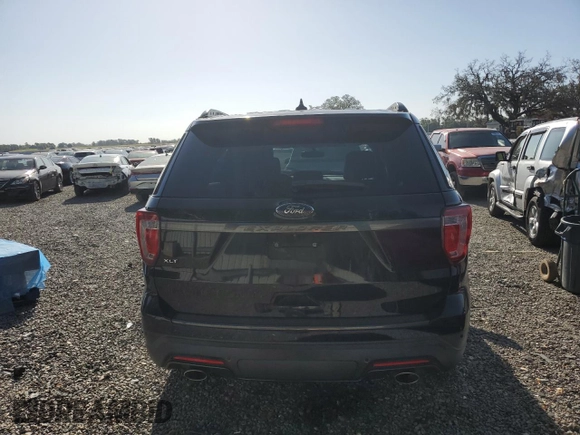 2018 Ford Explorer XLT with VIN 1FM5K7D82JGB75394, listed as a Copart auction lot 55030535 with 129,033 mi miles and Salvage title. Bid and sale history available at DreamBid. Image 6.