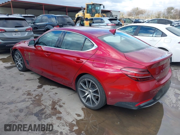 2023 Genesis G70 2.0T z VIN KMTG34TAXPU125013, wystawiony jako IAAI lot #41286145 z przebiegiem 38 108 mil mil oraz . Historia ofert i sprzedaży dostępna na DreamBid. Obrazek 3.
