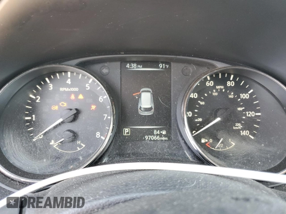 2017 Nissan Rogue SV with VIN KNMAT2MT9HP513570, listed as a Copart auction lot 56468365 with 97,066 mi miles and Salvage title. Bid and sale history available at DreamBid. Image 9.