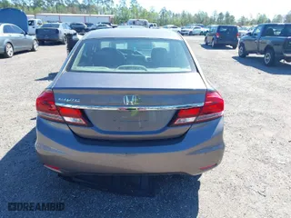 2015 Honda Civic Sedan LX with VIN 19XFB2F56FE008784, listed as a IAAI auction lot 41781528 with 176,718 mi miles. Bid and sale history available at carsss.com. Image 16.