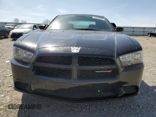 2014 Dodge Charger Police with VIN 2C3CDXAG0EH357871, listed as a Copart auction lot 52650555 with 143,334 mi miles and Salvage Title. Bid and sale history available at DreamBid. Image 5.