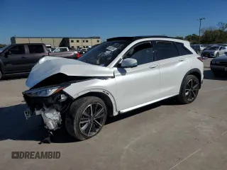 2024 Infiniti QX50 Sport with VIN 3PCAJ5FA2RF101005, listed as a Copart auction lot 80092394 with Not provided miles and Salvage title. Bid and sale history available at DreamBid. Image 1.