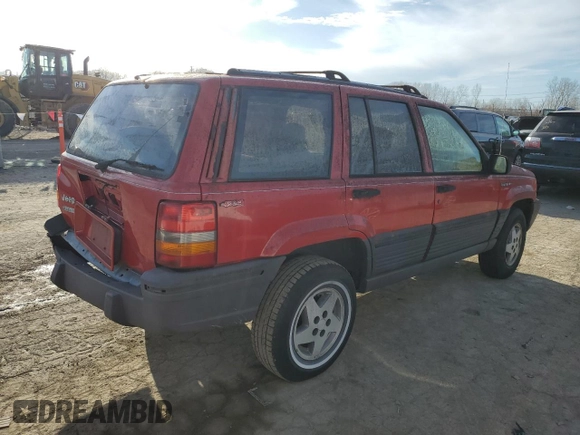 1994 Jeep Grand Cherokee Laredo with VIN 1J4GZ58S9RC219231, listed as a Copart auction lot 45741615 with 95,565 mi miles and Salvage Title. Bid and sale history available at carsss.com. Image 3.