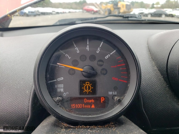 2015 MINI Cooper Countryman S with VIN WMWZC5C58FWP43611, listed as a Copart auction lot 51859335 with 151,001 mi miles and Clean Title. Bid and sale history available at carsss.com. Image 9.