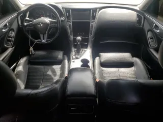 2018 Infiniti Q50 Luxe with VIN JN1EV7AP9JM356259, listed as a Copart auction lot 57756895 with 62,607 mi miles and Salvage title. Bid and sale history available at DreamBid. Image 8.