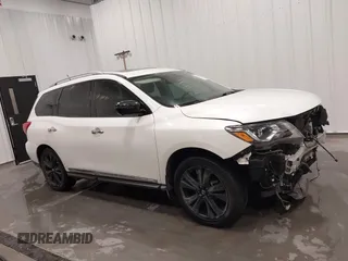 2017 Nissan Pathfinder SV with VIN 5N1DR2MN2HC658577, listed as a IAAI auction lot 41477472 with 40,231 mi miles and . Bid and sale history available at DreamBid. Image 14.