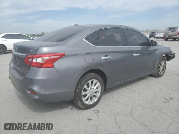 2019 Nissan Sentra SV with VIN 3N1AB7AP3KY396665, listed as a Copart auction lot 53809225 with 147,784 mi miles and Non Repairable. Bid and sale history available at DreamBid. Image 3.