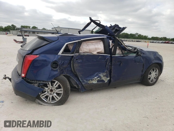 2013 Cadillac SRX Premium Collection with VIN 3GYFNEE3XDS587070, listed as a Copart auction lot 53607375 with Not provided miles and Salvage title. Bid and sale history available at DreamBid. Image 3.