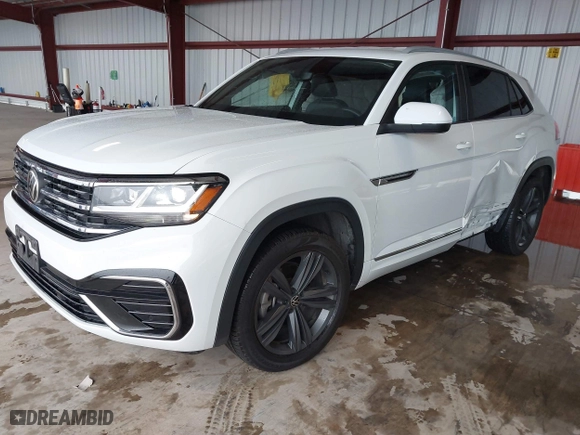 2021 Volkswagen Atlas Cross Sport 3.6L V6 SE w/Technology R-Line with VIN 1V2NE2CA4MC201281, listed as a IAAI auction lot 41242760 with 95,209 mi miles. Bid and sale history available at carsss.com. Image 18.