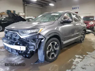 2018 Honda CR-V Touring with VIN 7FARW2H90JE026836, listed as a Copart auction lot 48245575 with 68,181 mi miles and Salvage Title. Bid and sale history available at carsss.com. Image 1.
