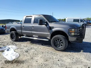2008 Ford Super Duty F-250 SRW XL with VIN 1FTSW21R08ED13886, listed as a Copart auction lot 50509585 with 0 mi miles and Salvage Title. Bid and sale history available at carsss.com. Image 4.
