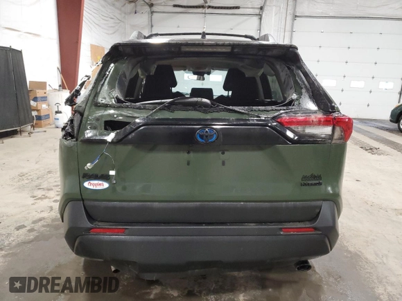 2024 Toyota RAV4 Hybrid LE with VIN 2T3UWRFV7RW212152, listed as a Copart auction lot 51289965 with 17,867 mi miles and Non repairable. Bid and sale history available at DreamBid. Image 6.
