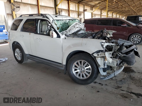 2010 Mercury Mariner Premier with VIN 4M2CN9HG5AKJ26732, listed as a Copart auction lot 62754585 with Not provided miles and Salvage title. Bid and sale history available at DreamBid. Image 4.