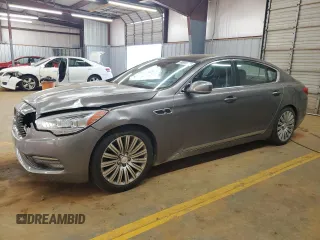 2015 Kia K900 Premium with VIN KNALU4D46F6024585, listed as a Copart auction lot 59950875 with 161,512 mi miles and Salvage title. Bid and sale history available at DreamBid. Image 1.