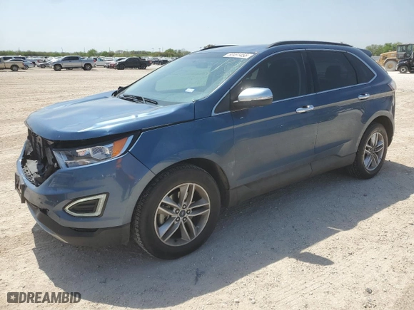 2018 Ford Edge SEL with VIN 2FMPK3J95JBC06322, listed as a Copart auction lot 50491455 with 89,736 mi miles and Salvage Title. Bid and sale history available at carsss.com. Image 1.