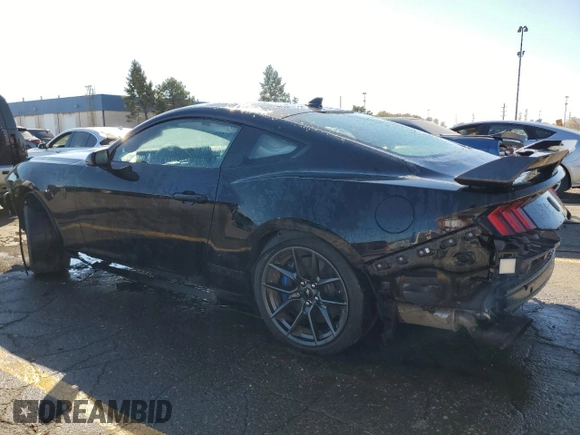 2024 Ford Mustang Dark Horse with VIN 1FA6P8R01R5505946, listed as a Copart auction lot 76901344 with 1,162 mi miles and Salvage Title. Bid and sale history available at carsss.com. Image 2.