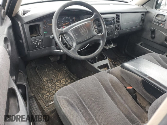 2001 Dodge Dakota with VIN 1B7FL26X91S310784, listed as a Copart auction lot 45486455 with 300,303 mi miles and Salvage Title. Bid and sale history available at carsss.com. Image 8.