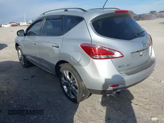 2013 Nissan Murano SV with VIN JN8AZ1MW2DW300287, listed as a IAAI auction lot 41668331 with 71,099 mi miles. Bid and sale history available at carsss.com. Image 3.