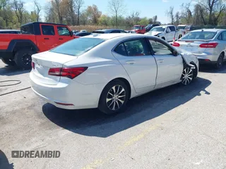 2016 Acura TLX with VIN 19UUB1F35GA000603, listed as a IAAI auction lot 41981464 with 168,783 mi miles. Bid and sale history available at carsss.com. Image 4.