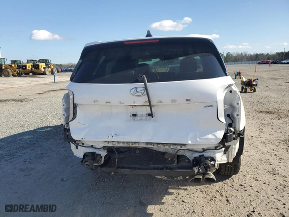 2022 Hyundai Palisade Limited with VIN KM8R5DHE6NU464177, listed as a Copart auction lot 86793654 with 56,714 mi miles and Salvage Title. Bid and sale history available at carsss.com. Image 6.