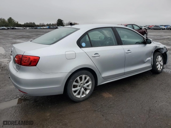 2011 Volkswagen Jetta Sedan SE w/Convenience with VIN 3VWDX7AJ3BM337112, listed as a Copart auction lot 49980345 with 128,430 mi miles and Salvage Title. Bid and sale history available at carsss.com. Image 3.