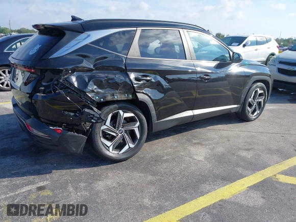 2022 Hyundai Tucson SEL with VIN 5NMJF3AE4NH054584, listed as a IAAI auction lot 41745990 with 33,728 mi miles. Bid and sale history available at carsss.com. Image 4.