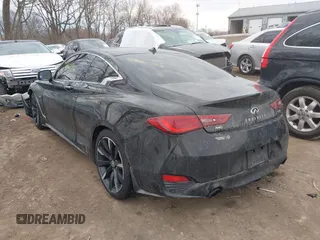 2017 Infiniti Q60 Sport with VIN JN1EV7EL9HM551960, listed as a IAAI auction lot 41661782 with 127,358 mi miles. Bid and sale history available at carsss.com. Image 3.