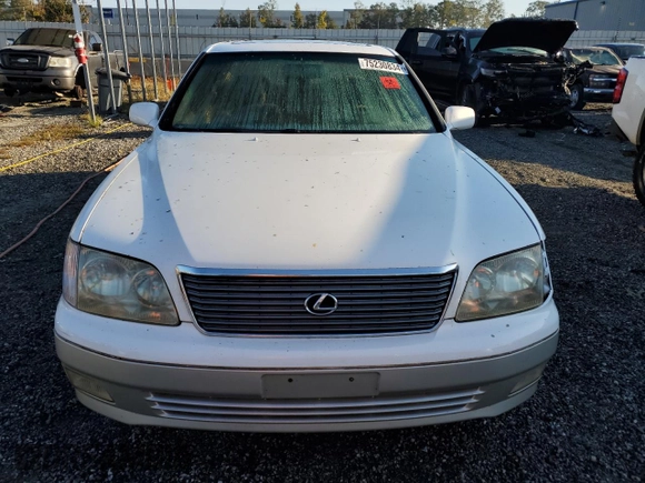 2000 Lexus LS 400 z VIN JT8BH28F0Y0175297, wystawiony jako Copart lot #75230834 z przebiegiem 293 851 mil mil oraz Szkoda całkowita • Salvage title. Historia ofert i sprzedaży dostępna na DreamBid. Obrazek 5.