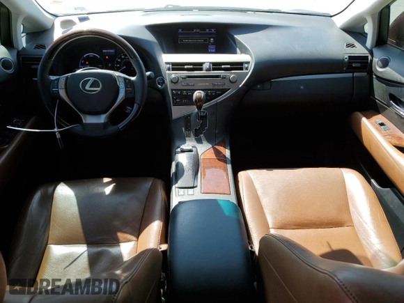 2015 Lexus RX 450h with VIN 2T2BC1BAXFC002778, listed as a Copart auction lot 52628955 with 111,757 mi miles and Salvage Title. Bid and sale history available at DreamBid. Image 8.
