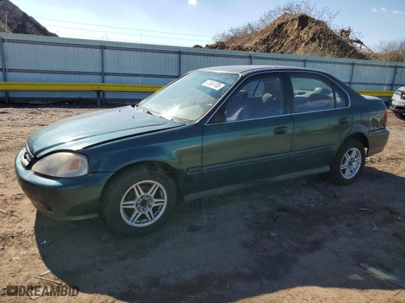 1999 Honda Civic LX with VIN 1HGEJ6679XL021479, listed as a Copart auction lot 46985135 with 216,790 mi miles and Clean Title. Bid and sale history available at carsss.com. Image 1.
