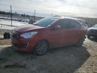 2019 Mitsubishi Mirage G4 SE with VIN ML32F4FJ9KHF10405, listed as a Copart auction lot 89288195 with 100,822 mi miles and Salvage Title. Bid and sale history available at carsss.com. Image 1.