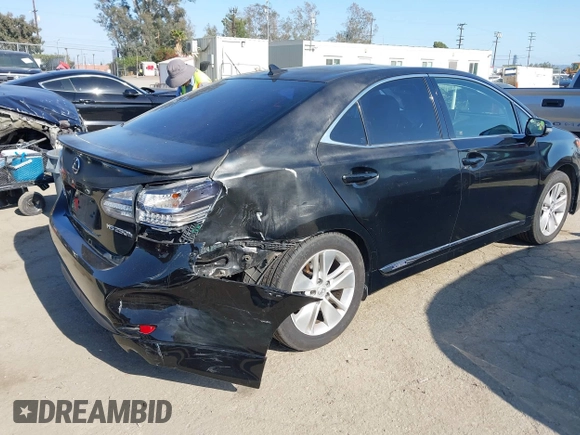 2010 Lexus HS 250h with VIN JTHBB1BA0A2016668, listed as a IAAI auction lot 42141367 with 120,823 mi miles. Bid and sale history available at carsss.com. Image 4.