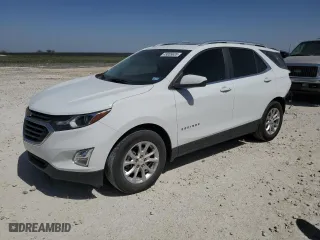 2021 Chevrolet Equinox LT with VIN 3GNAXKEV4MS154734, listed as a Copart auction lot 49855635 with 43,728 mi miles and Salvage Title. Bid and sale history available at carsss.com. Image 1.