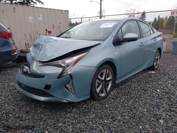 2016 Toyota Prius Four with VIN JTDKARFU9G3024102, listed as a IAAI auction lot 41503706 with 51,286 mi miles. Bid and sale history available at carsss.com. Image 18.