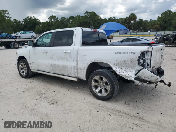 2023 Ram 1500 Big Horn with VIN 1C6RRFFG1PN526064, listed as a Copart auction lot 59071885 with 24,440 mi miles and Non repairable. Bid and sale history available at DreamBid. Image 2.