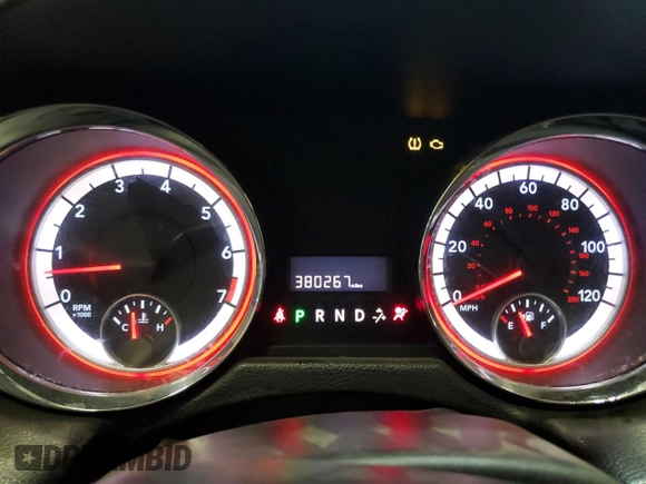 2012 Dodge Grand Caravan SE with VIN 2C4RDGBG7CR198262, listed as a Copart auction lot 55317675 with 380,267 mi miles and Clean Title. Bid and sale history available at DreamBid. Image 9.