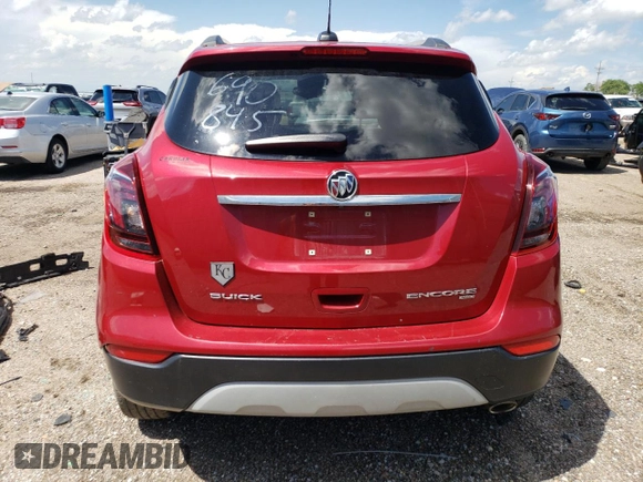 2017 Buick Encore Preferred with VIN KL4CJESB1HB128036, listed as a Copart auction lot 62212985 with Not provided miles and Salvage title. Bid and sale history available at DreamBid. Image 6.