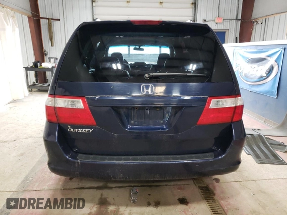 2006 Honda Odyssey EX-L with VIN 5FNRL38666B114457, listed as a Copart auction lot 46880885 with 176,033 mi miles and Salvage Title. Bid and sale history available at carsss.com. Image 6.