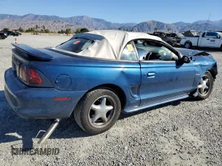 1998 Ford Mustang GT with VIN 1FAFP45X2WF107243, listed as a Copart auction lot 46116355 with 87,830 mi miles and Salvage Title. Bid and sale history available at carsss.com. Image 3.