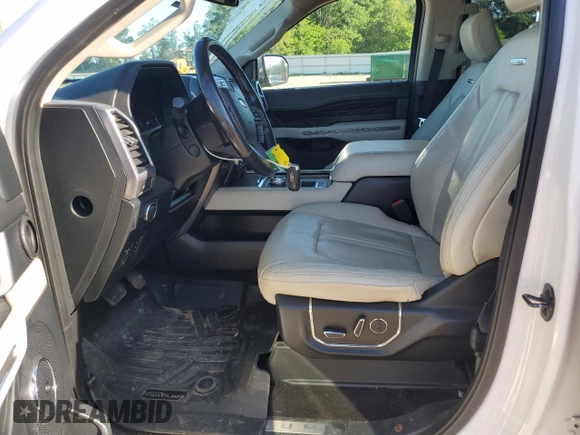 2019 Ford Expedition Max Platinum with VIN 1FMJK1LT9KEA60600, listed as a Copart auction lot 50423324 with 82,993 mi miles and Salvage title. Bid and sale history available at DreamBid. Image 7.
