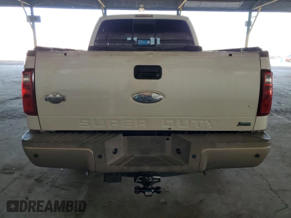 2011 Ford F-250 XL with VIN 1FT7W2A63BEC20668, listed as a Copart auction lot 43641435 with 157,120 mi miles and Salvage Title. Bid and sale history available at carsss.com. Image 6.