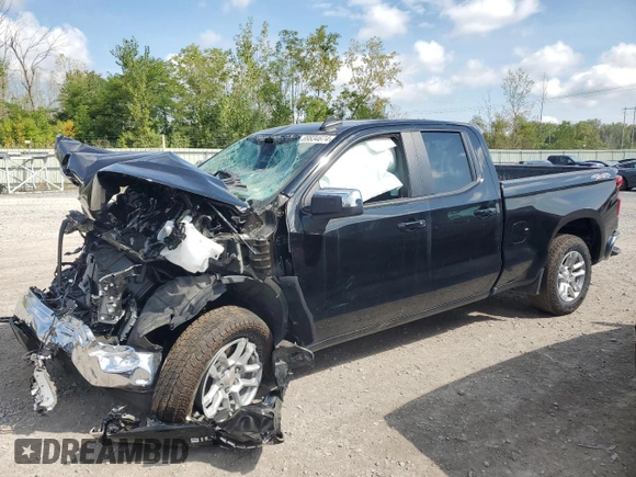 2023 Chevrolet Silverado 1500 LT with VIN 1GCRDDED0PZ250746, listed as a Copart auction lot 69834674 with 0 mi miles and Salvage Title. Bid and sale history available at carsss.com. Image 1.