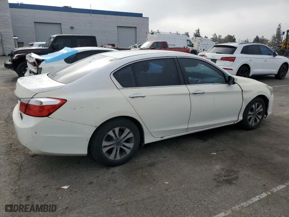 2013 Honda Accord Sdn LX with VIN 1HGCR2F34DA074152, listed as a Copart auction lot 54071085 with 199,846 mi miles and Salvage Title. Bid and sale history available at carsss.com. Image 3.
