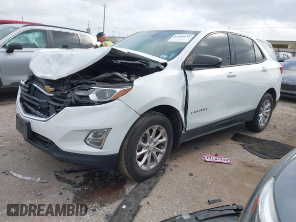 2019 Chevrolet Equinox LS with VIN 3GNAXSEV2KS628516, listed as a IAAI auction lot 41941618 with 166,174 mi miles and . Bid and sale history available at DreamBid. Image 17.