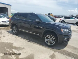 2018 Volkswagen Atlas SEL with VIN 1V2RR2CA3JC543080, listed as a Copart auction lot 53913795 with 131,173 mi miles and Salvage title. Bid and sale history available at DreamBid. Image 4.