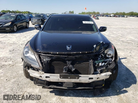 2014 Hyundai Equus Signature with VIN KMHGH4JH8EU073826, listed as a Copart auction lot 52123215 with 144,477 mi miles and Salvage Title. Bid and sale history available at DreamBid. Image 5.