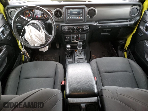 2022 Jeep Wrangler Unlimited High Tide with VIN 1C4HJXDG0NW204141, listed as a Copart auction lot 77570924 with 58,114 mi miles and Salvage Title. Bid and sale history available at DreamBid. Image 8.