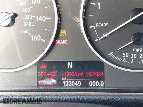 2014 BMW 3 Series 320i with VIN WBA3B1G59ENS78532, listed as a IAAI auction lot 41627172 with 133,049 mi miles. Bid and sale history available at carsss.com. Image 7.