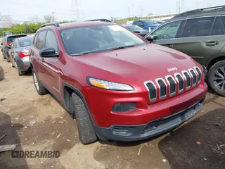 2016 Jeep Cherokee Sport with VIN 1C4PJMAB6GW191398, listed as a IAAI auction lot 42029572 with 214,790 mi miles and . Bid and sale history available at DreamBid. Image 1.